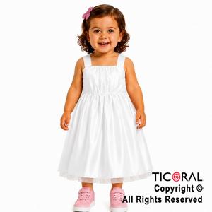 DISFRAZ PRINCESA LARGO CON BRETEL BLANCO TALLE 0